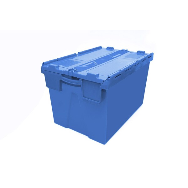 Box Tote, 23-2/5 X 15-7/10 X 14-3/10H, Sustainable Plastic, Blue